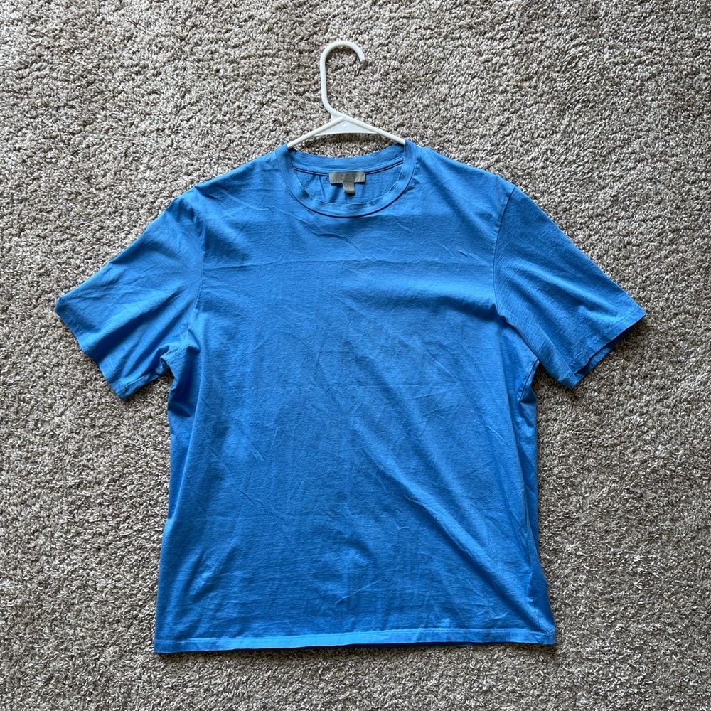 COS blue t shirt tee for men